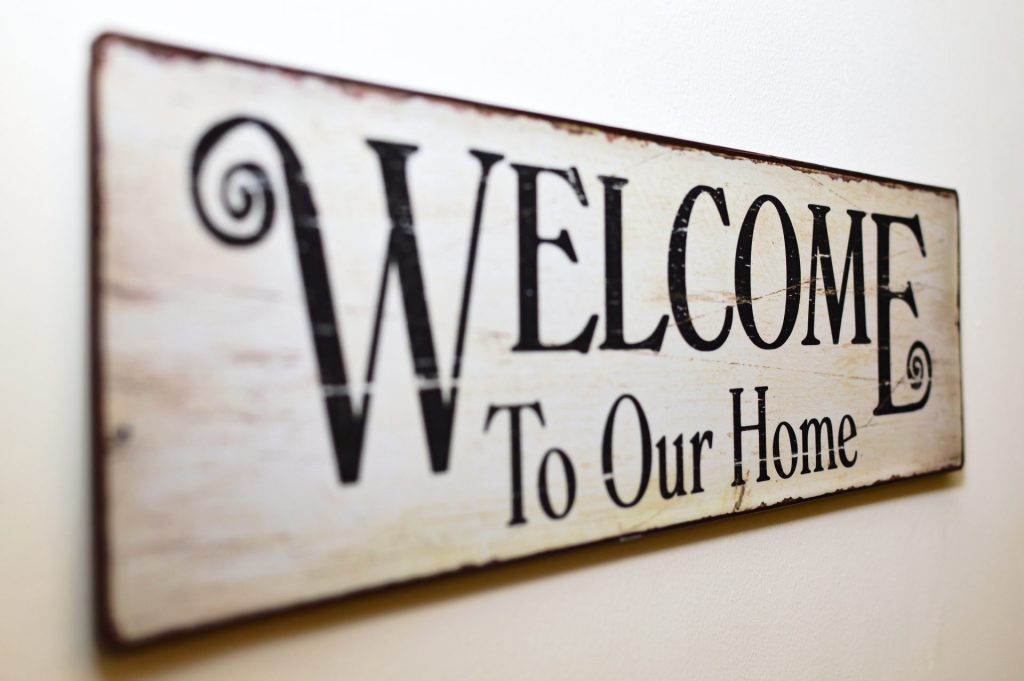 Welcome To Our Home Welcome Tablet An Array Of 163046